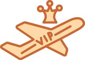 icône de vecteur de passager vip