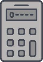 icône de vecteur de calculatrice