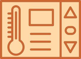 icône de vecteur de thermostat