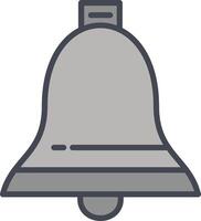 icône de vecteur de cloche d'église