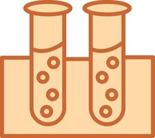 icône de vecteur de tube à essai