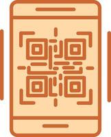 icône de vecteur de code qr