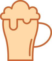 icône de vecteur de chope de bière
