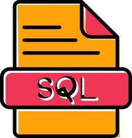 icône de vecteur sql