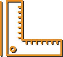 icône de vecteur de règle