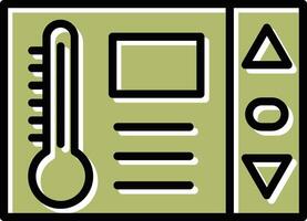 icône de vecteur de thermostat