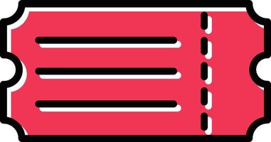 icône de vecteur de billets
