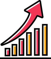 augmenter l'icône de vecteur