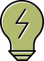 icône de vecteur d'électricité