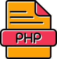 icône de vecteur php