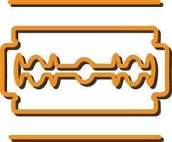icône de vecteur de lame de rasoir