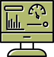 icône de vecteur de tableau de bord