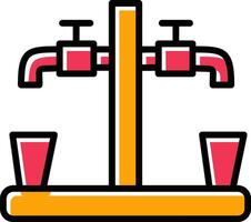 icône de vecteur de robinet de bière