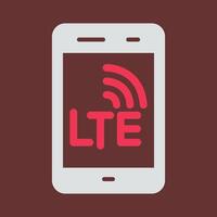 lte vecteur icône