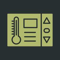icône de vecteur de thermostat