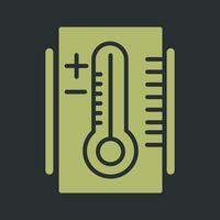 icône de vecteur de thermomètre