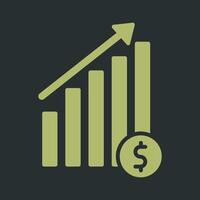 icône de vecteur de revenus
