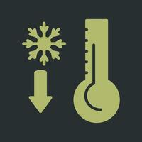 icône de vecteur de thermomètre