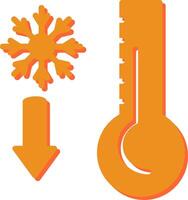 icône de vecteur de thermomètre