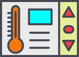 icône de vecteur de thermostat