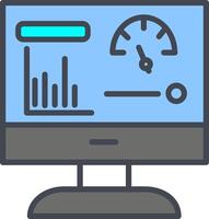 icône de vecteur de tableau de bord