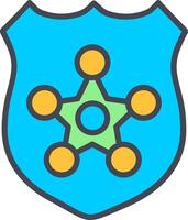 police badge ii vecteur icône