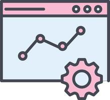 icône de vecteur d'optimisation web