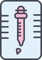 icône de vecteur de compte-gouttes