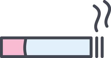 icône de vecteur de cigarette