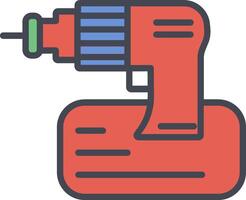 icône de vecteur de perceuse