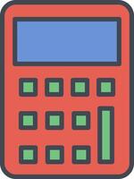 icône de vecteur de calculatrice