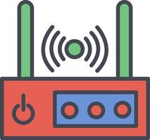 icône de vecteur de routeur wifi