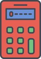 icône de vecteur de calculatrice