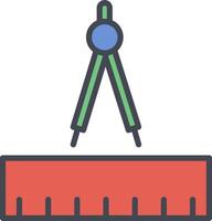 icône de vecteur d'outils d'apprentissage