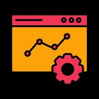 icône de vecteur d'optimisation web