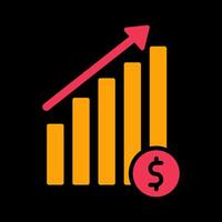 icône de vecteur de revenus