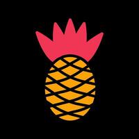 icône de vecteur d'ananas