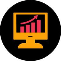 icône de vecteur de croissance d'entreprise