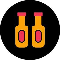 icône de vecteur de bouteille de boisson