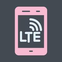 lte vecteur icône