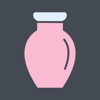 icône de vecteur d'exposition de vase