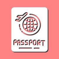 icône de vecteur de passeport