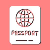 icône de vecteur de passeport