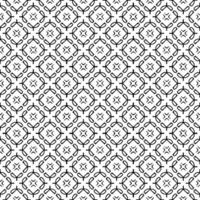 motif abstrait sans couture noir et blanc. arrière-plan et toile de fond. conception ornementale en niveaux de gris. vecteur