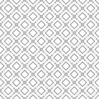 motif abstrait sans couture noir et blanc. arrière-plan et toile de fond. conception ornementale en niveaux de gris. vecteur