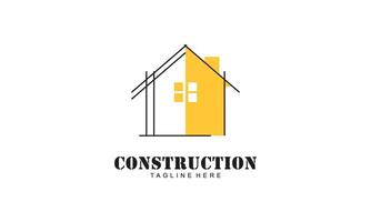 Accueil construire illustration symbole logo conception vecteur