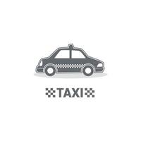 vecteur plat conception Taxi symbole.