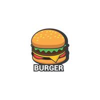 vecteur illustration de concept Burger conception.