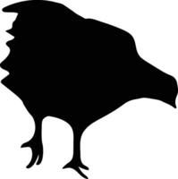 poulet vecteur ou silhouette