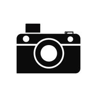 caméra icône dans branché plat style isolé sur blanc Contexte. vecteur